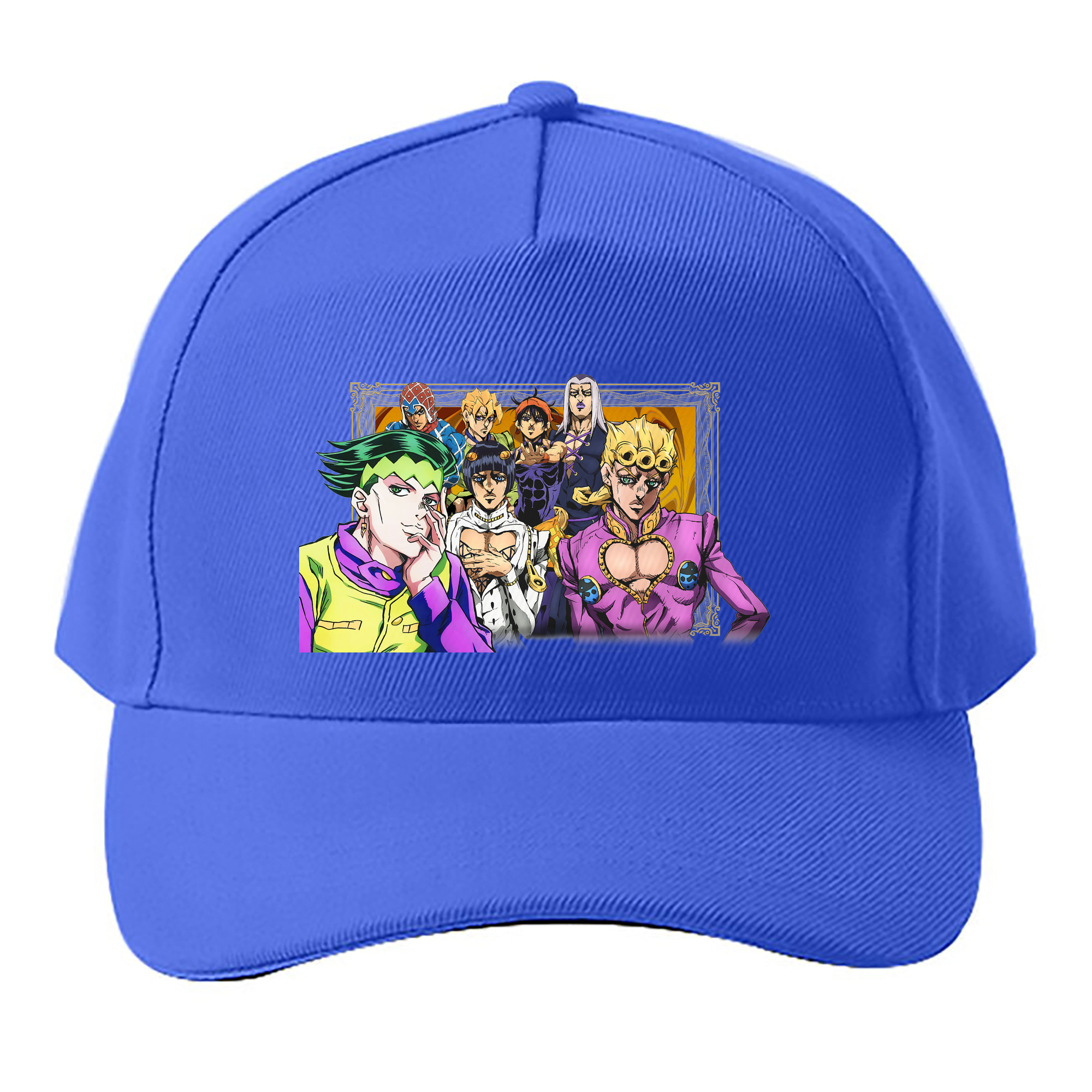（画像用） ジョジョの奇妙な冒険 ジョルノ?ジョバァーナ JoJo's Bizarre Adventure Giorno Giovanna ベースボールキャップ 綿100％ 男女兼用 帽子 スポーツ